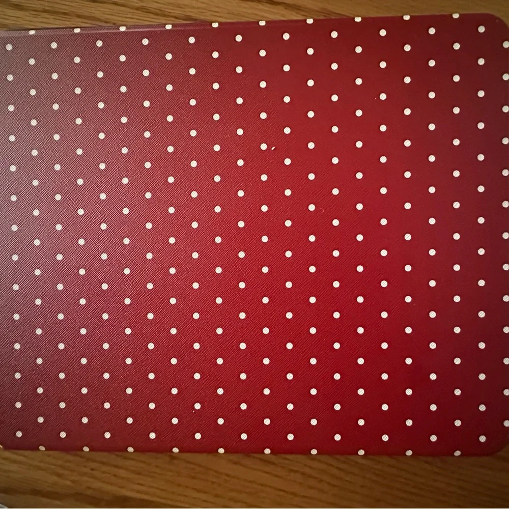 Stylish Red Polka Dot Tablet Case